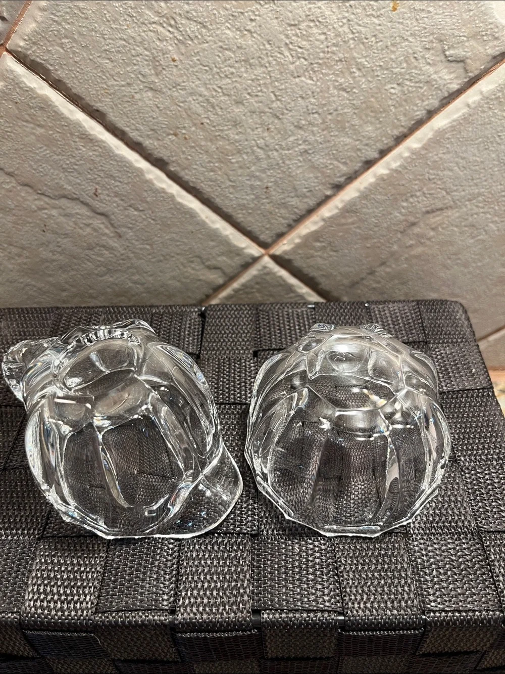 Creamer & Sugar Sever with tray heavy glass